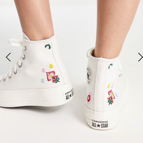 Converse Shoes - Converse- White Platform "Return to Festival" Sneakers